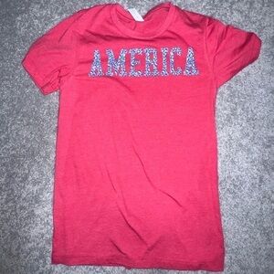 America Leopard Print Shirt